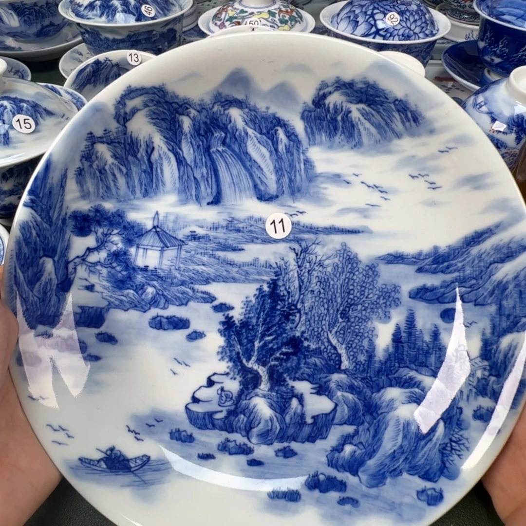 景德镇纯手工纯手绘茶具木木11