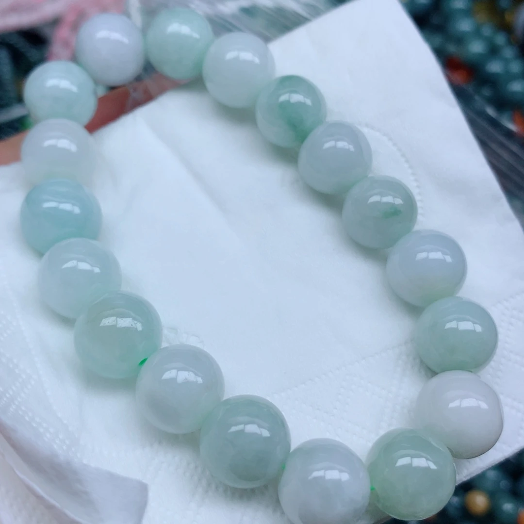 翡翠未镶嵌项链珠批发