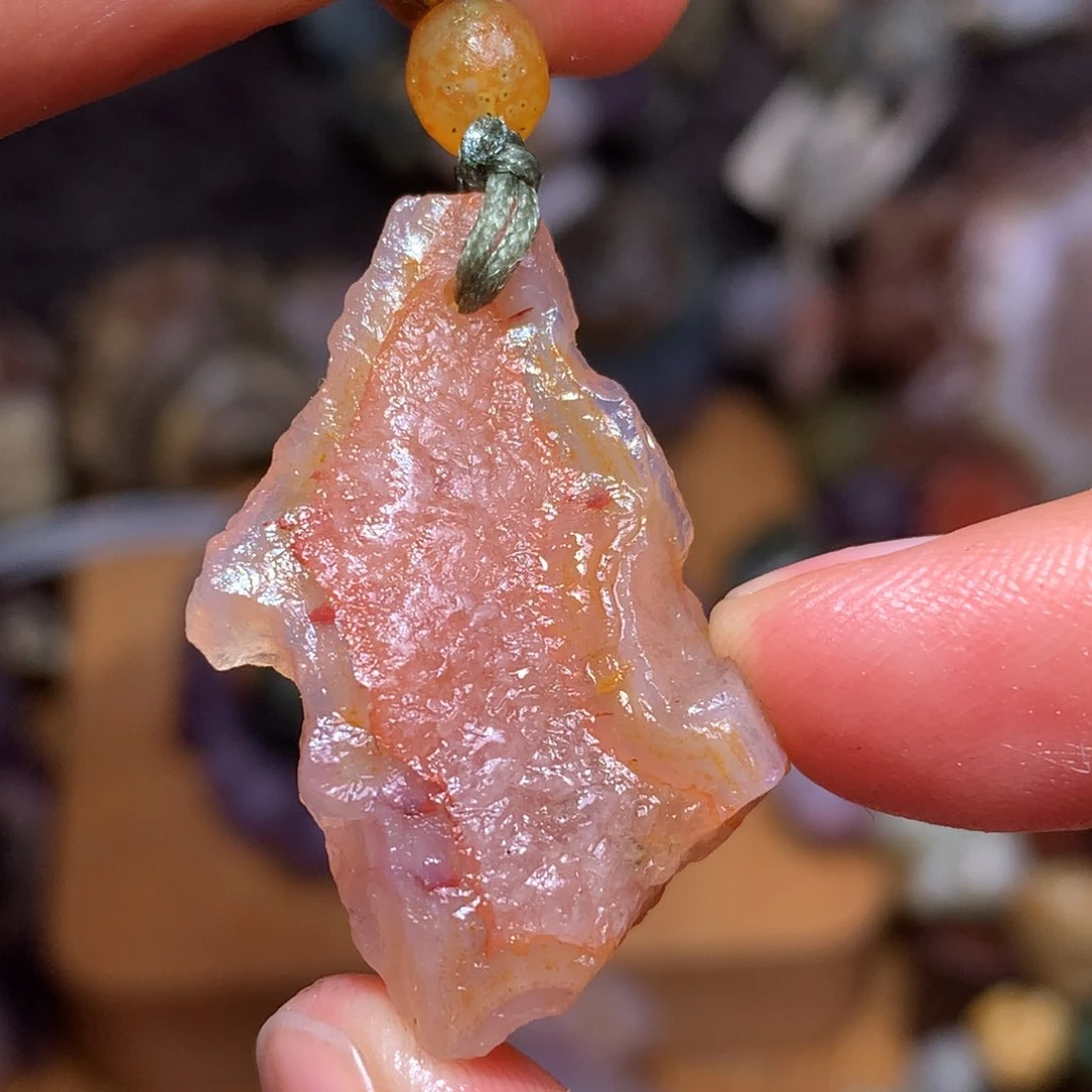 未镶嵌玛瑙/玉髓珠宝半成品