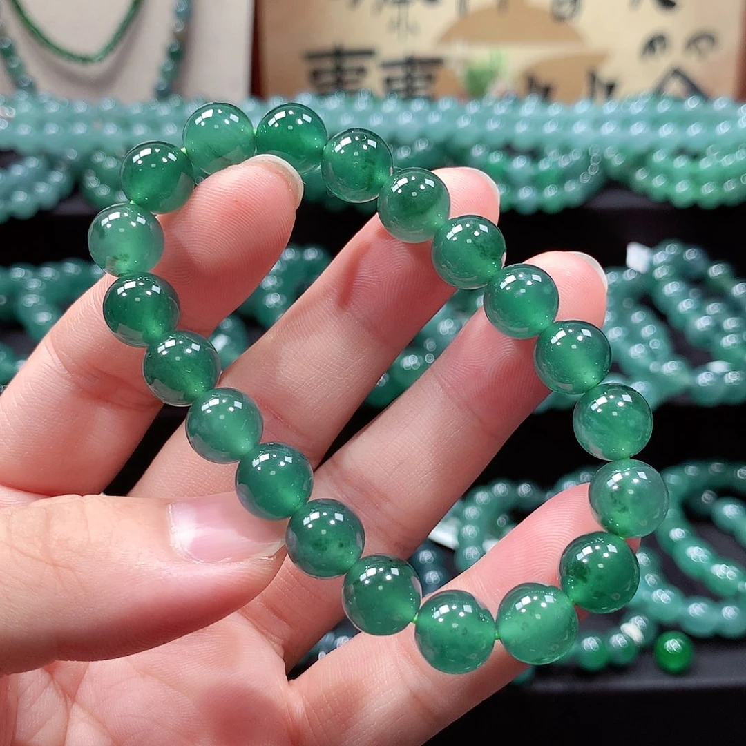 翡翠未镶嵌手链卡10