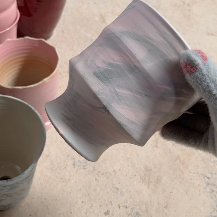 瓷片口12高14 景德镇陶瓷