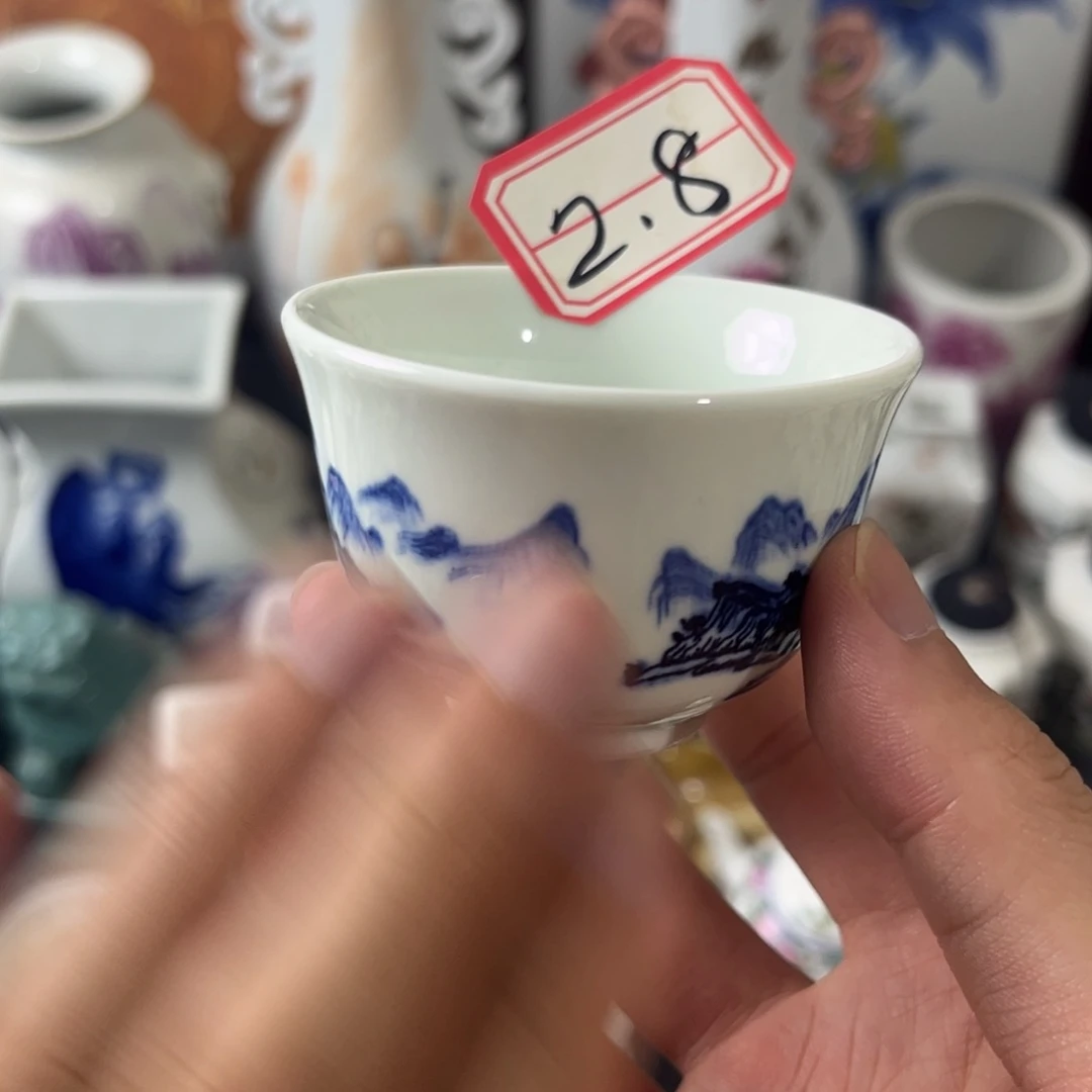 摆件景德镇陶瓷杯子