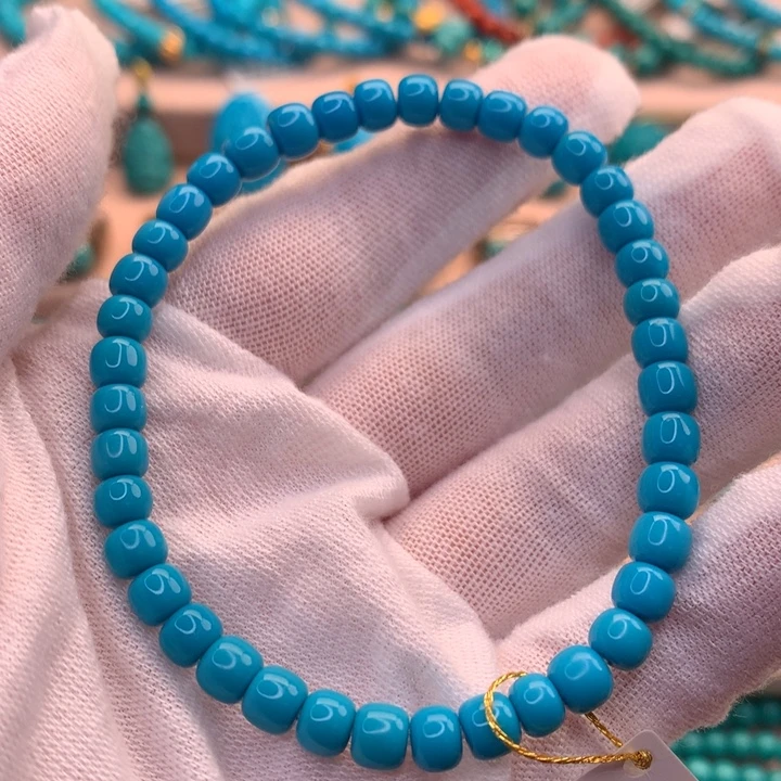 绿松石未镶嵌湖北天然原矿绿松石5.5