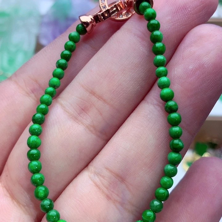 翡翠未镶嵌手链手链