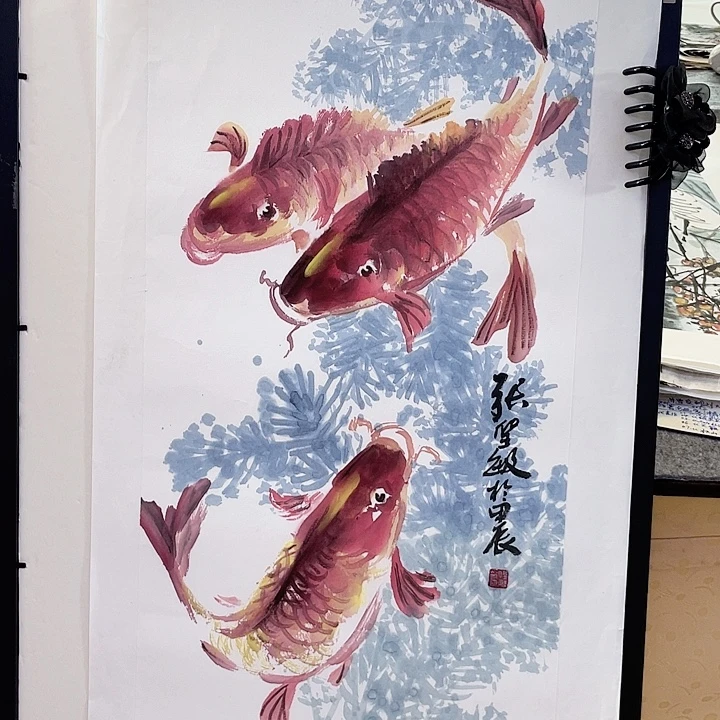 国画张圣敏先生纯手绘作品