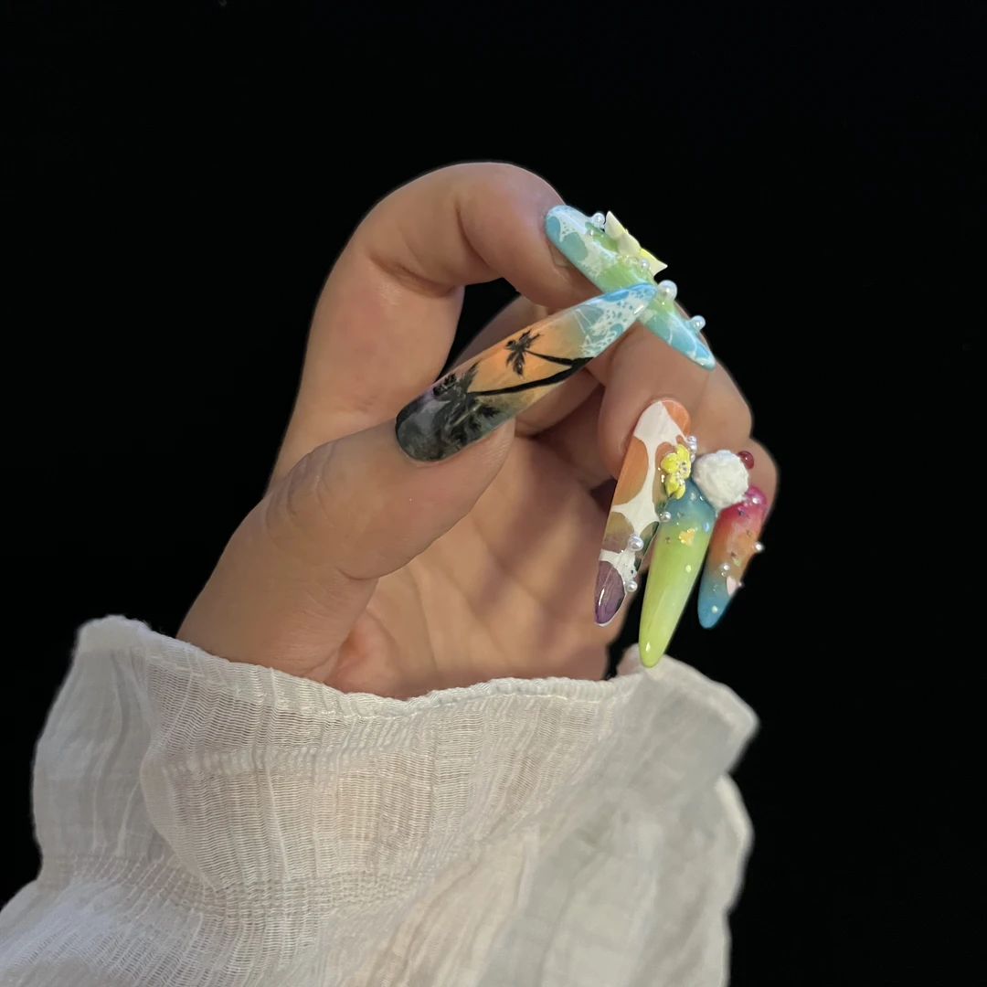 手工穿戴甲定制 默认微瑕