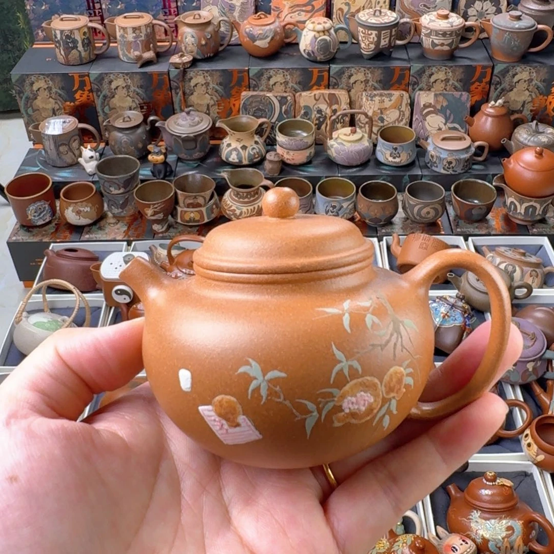 茶壶紫砂160ml原矿精工半手