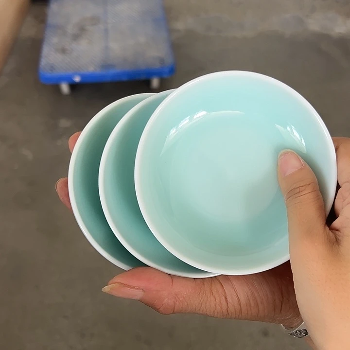 龙泉云间青瓷小米茶器