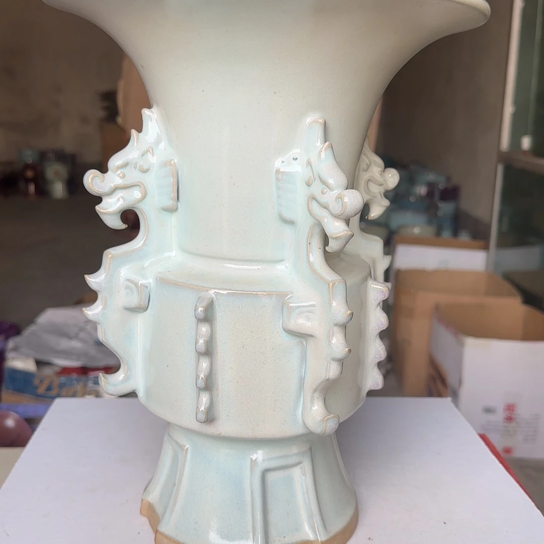 1***6陶摆件郑家钧窑摆件微