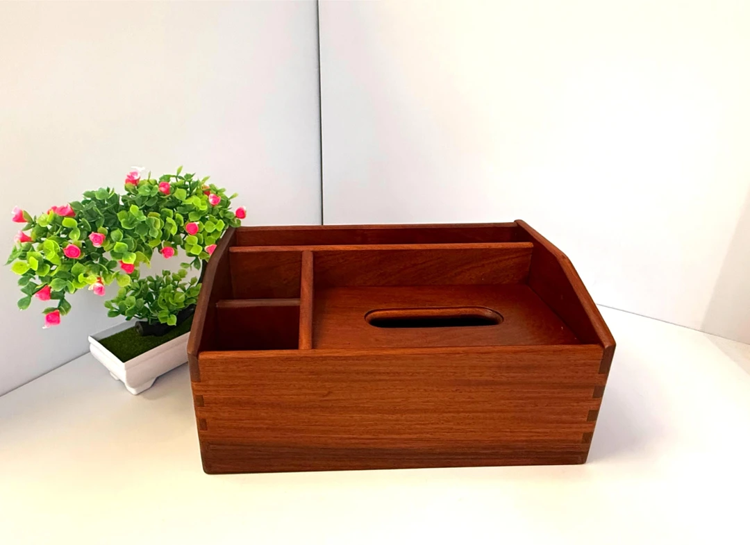 缅甸花梨多功能纸巾收纳盒客厅轻奢桌面红木抽纸盒28*17.5*13.5