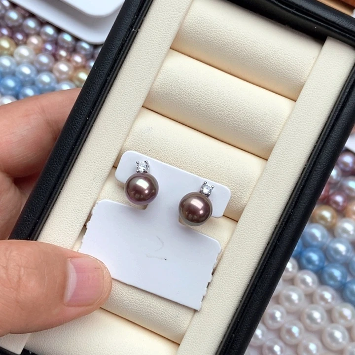 颈饰银S925镶嵌淡水珍珠