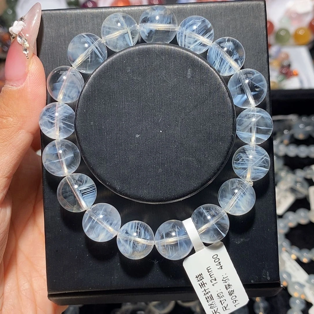 未镶嵌手链水晶蓝针