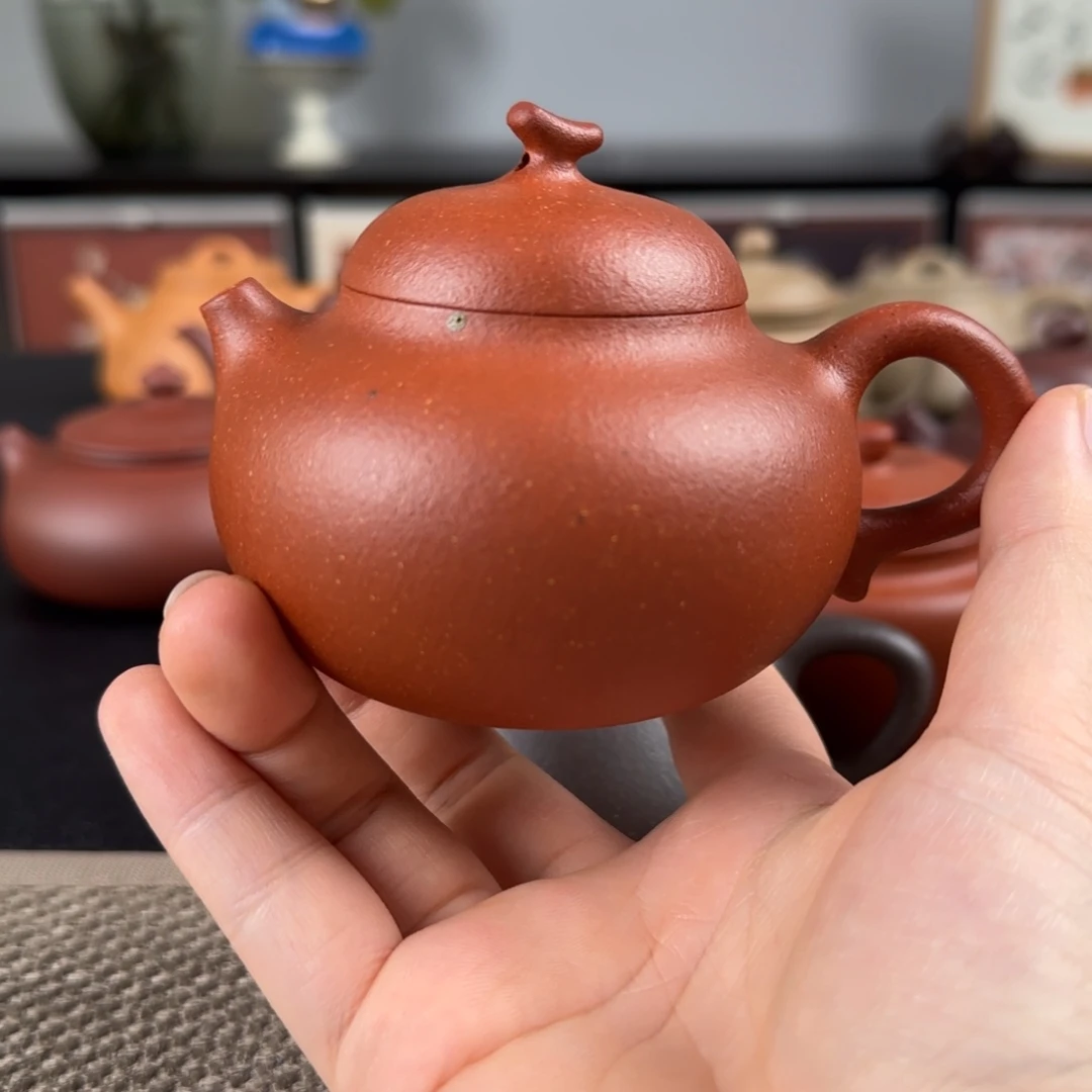 阿***.紫砂茶壶微瑕茄瓜
