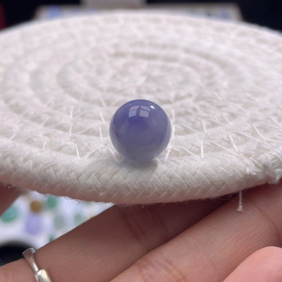 散珠翡翠特色妖紫圆珠卡11.9mm