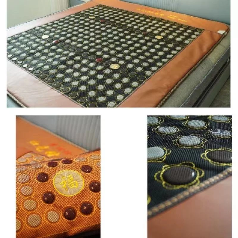 赭石红光养生床垫家用z