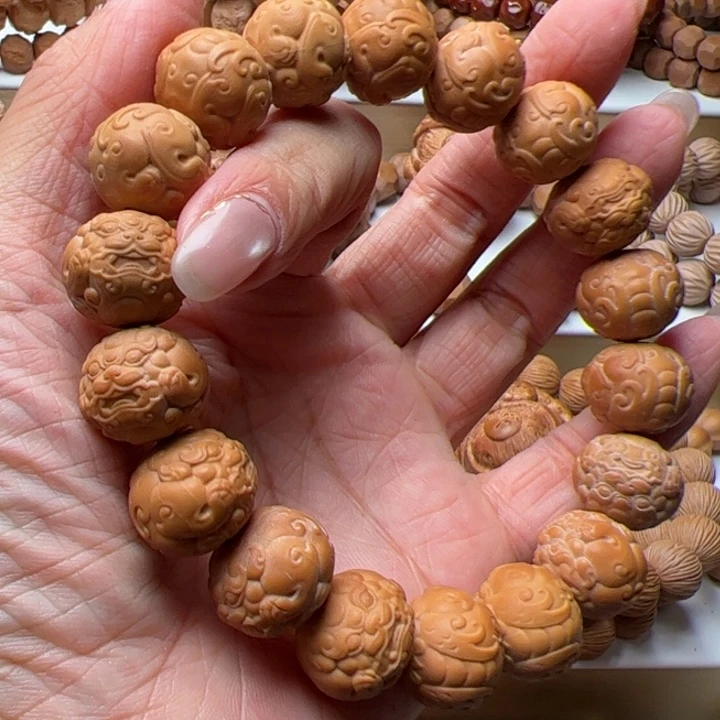 猴头核桃吊坠貔貅二等15-16