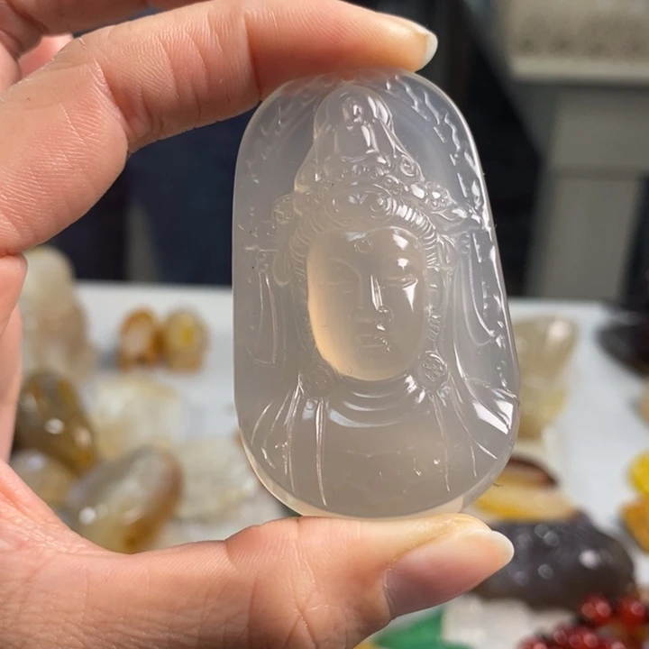 玛瑙/玉髓吊坠(不含链)未镶嵌