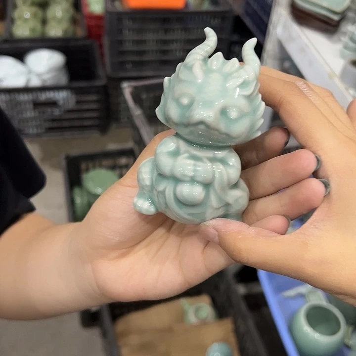 龙泉云间青瓷小米茶器