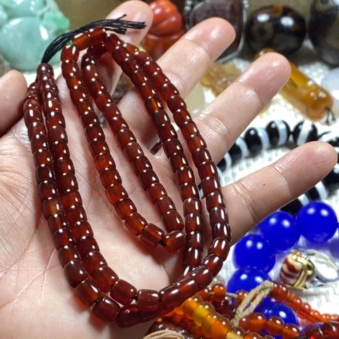 风***漠玛瑙/玉髓未镶嵌挂件