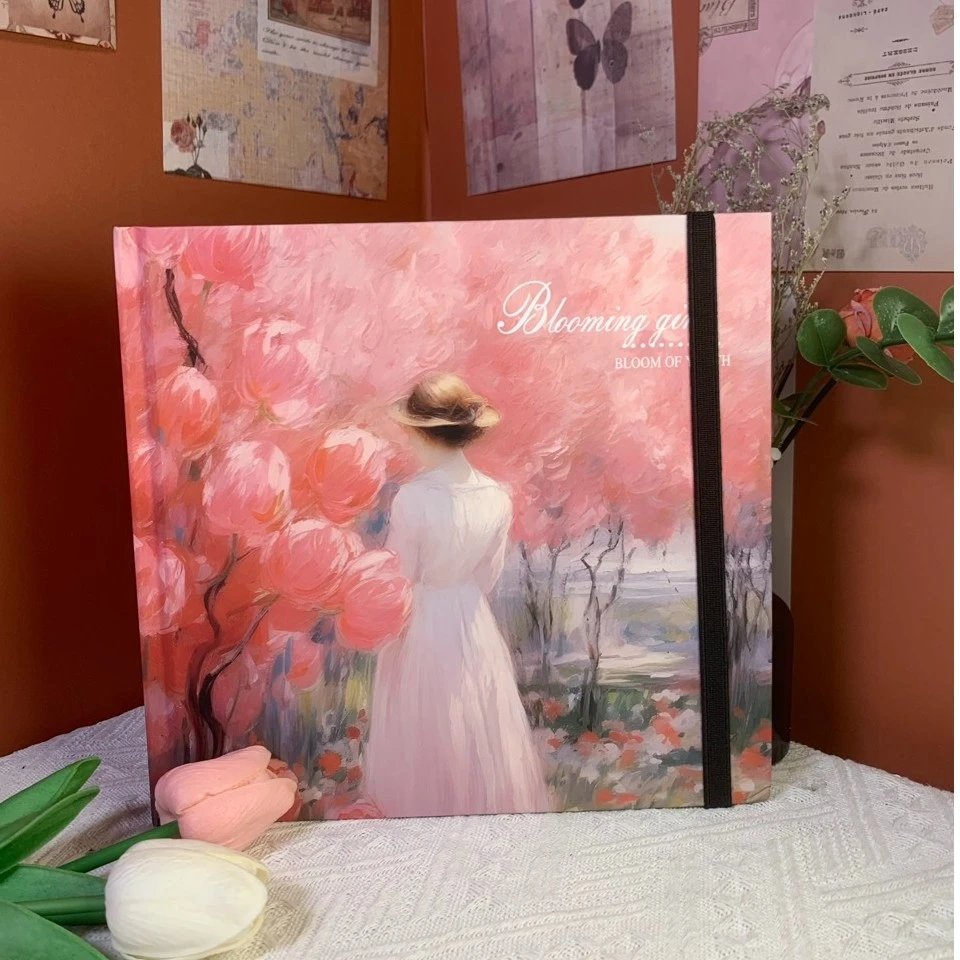 精装绑带素描本河湾画画写生空白纸160克加厚马克笔绘画本用纸