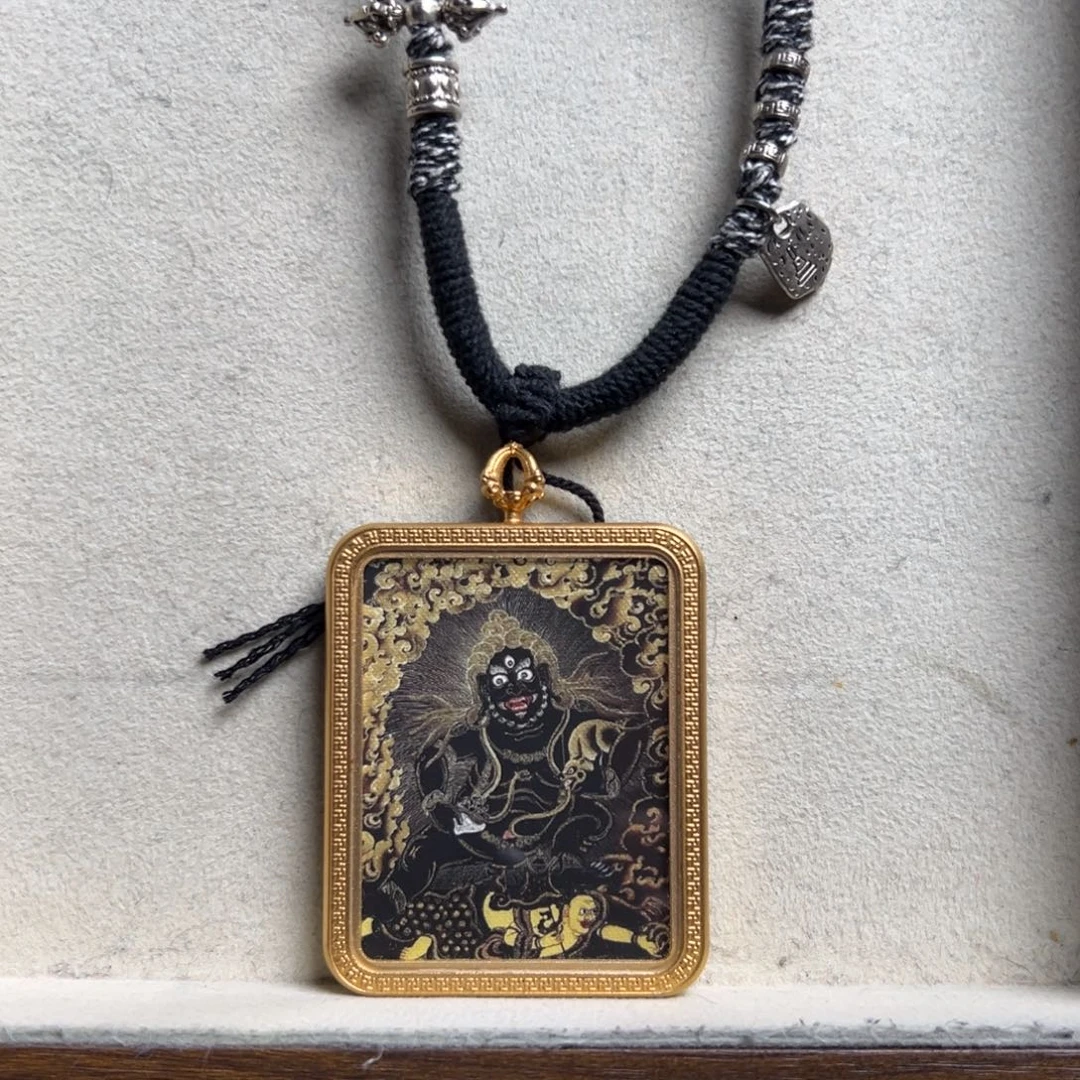 一***宝吊坠单面定制黑老爷