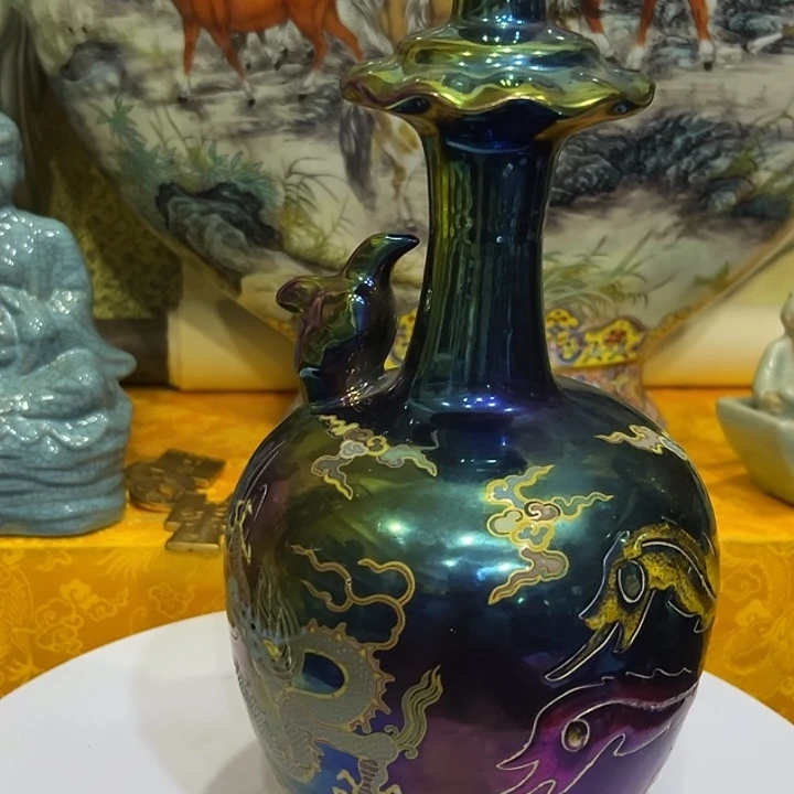 瓷片摆件等各种工具进行