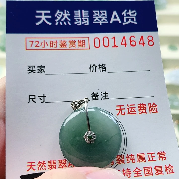 颈饰未镶嵌翡翠吊