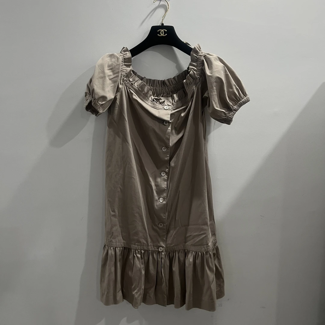 99新 Prada/普拉达 葡萄籽奢潮/气质休息女士连衣裙/40码