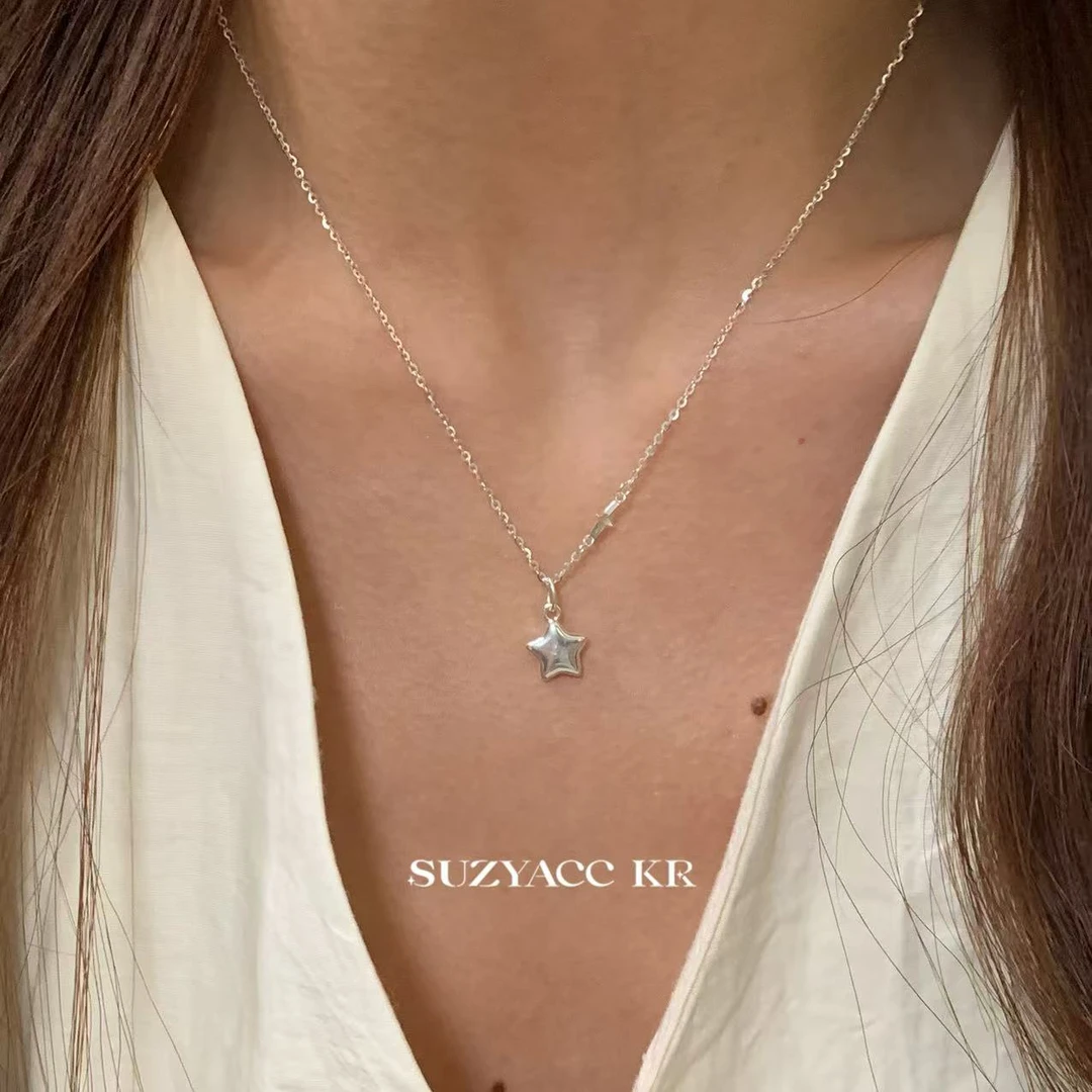 Suzyacc Kr 坠链均925银 925银【小流星】项链气质轻奢可爱DX0227