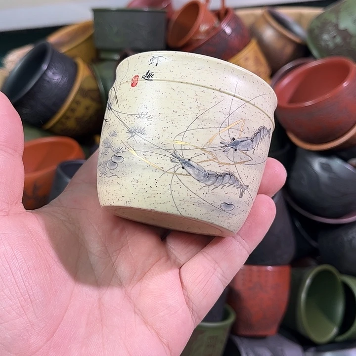 茶杯紫砂全手工紫砂主人杯