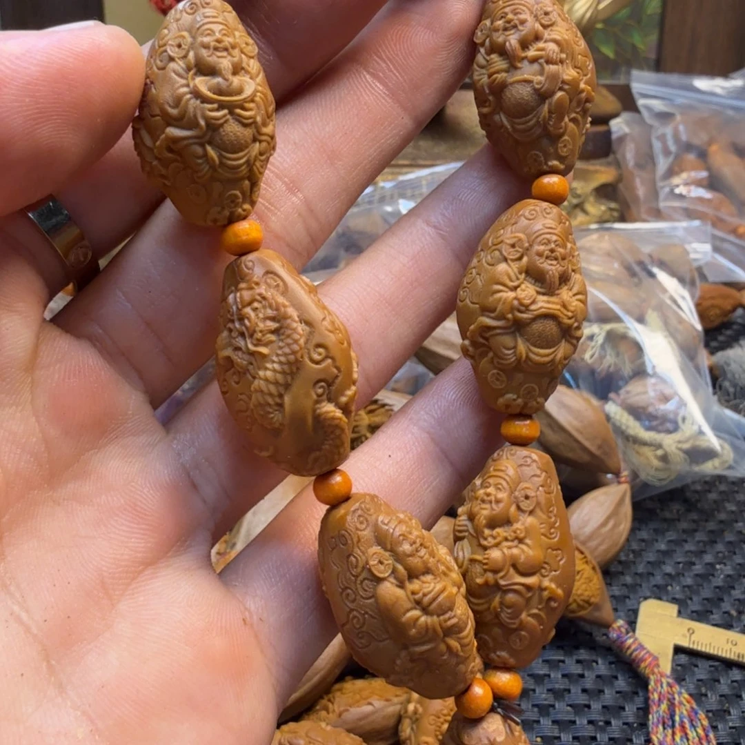 手串/手链橄榄核九龙财神
