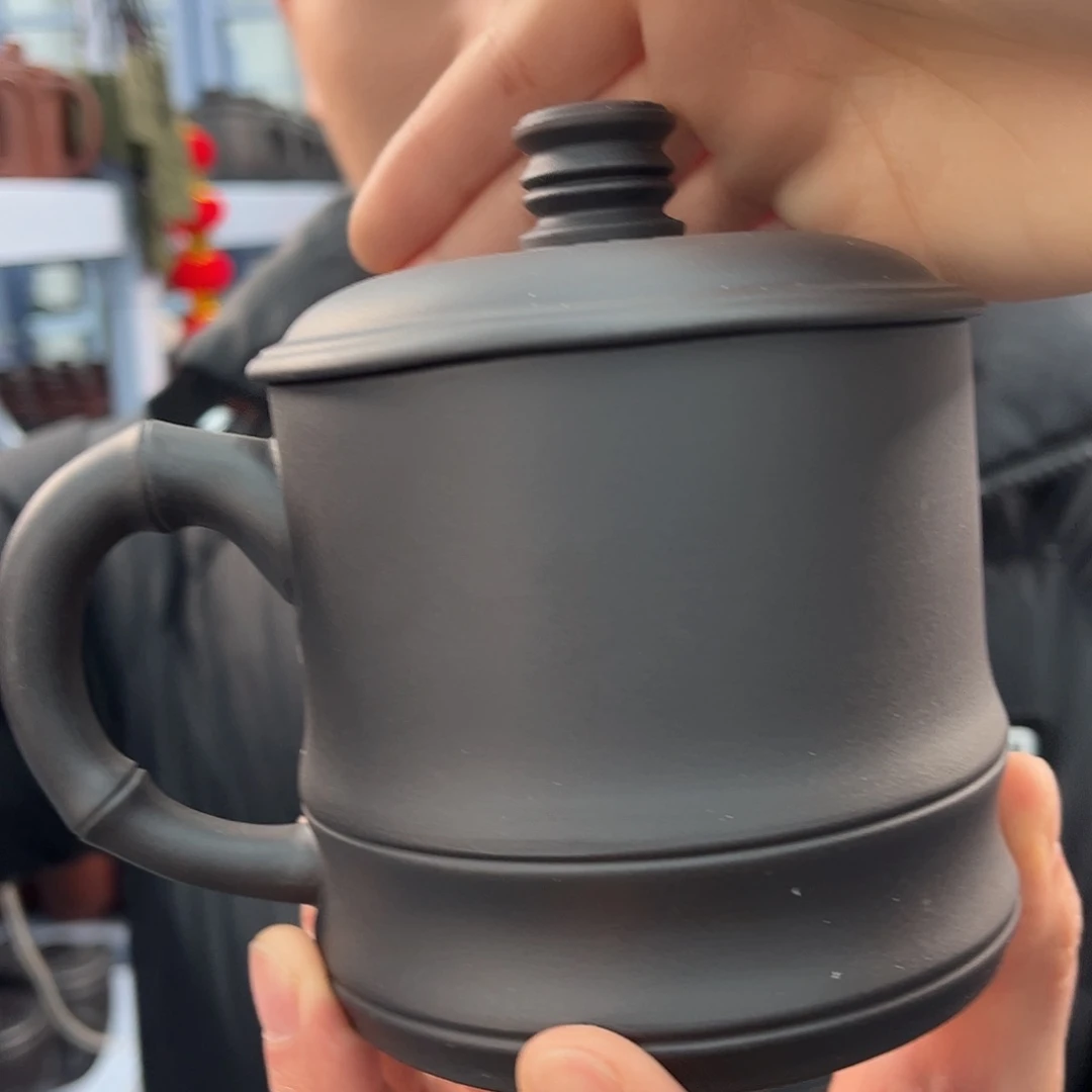 紫砂茶杯原矿紫砂