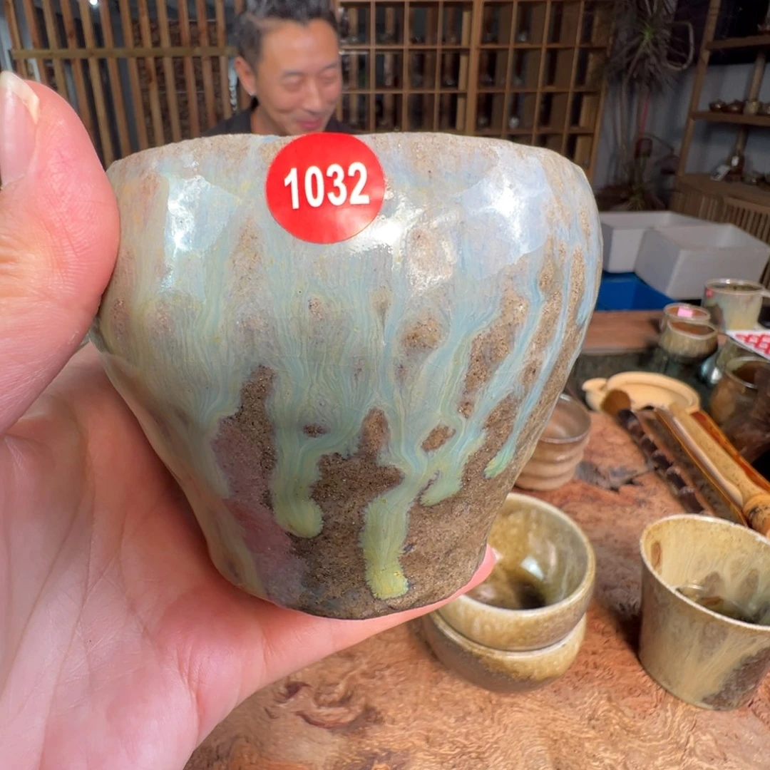 杯隔**叶1032柴烧主人杯呀呀呀