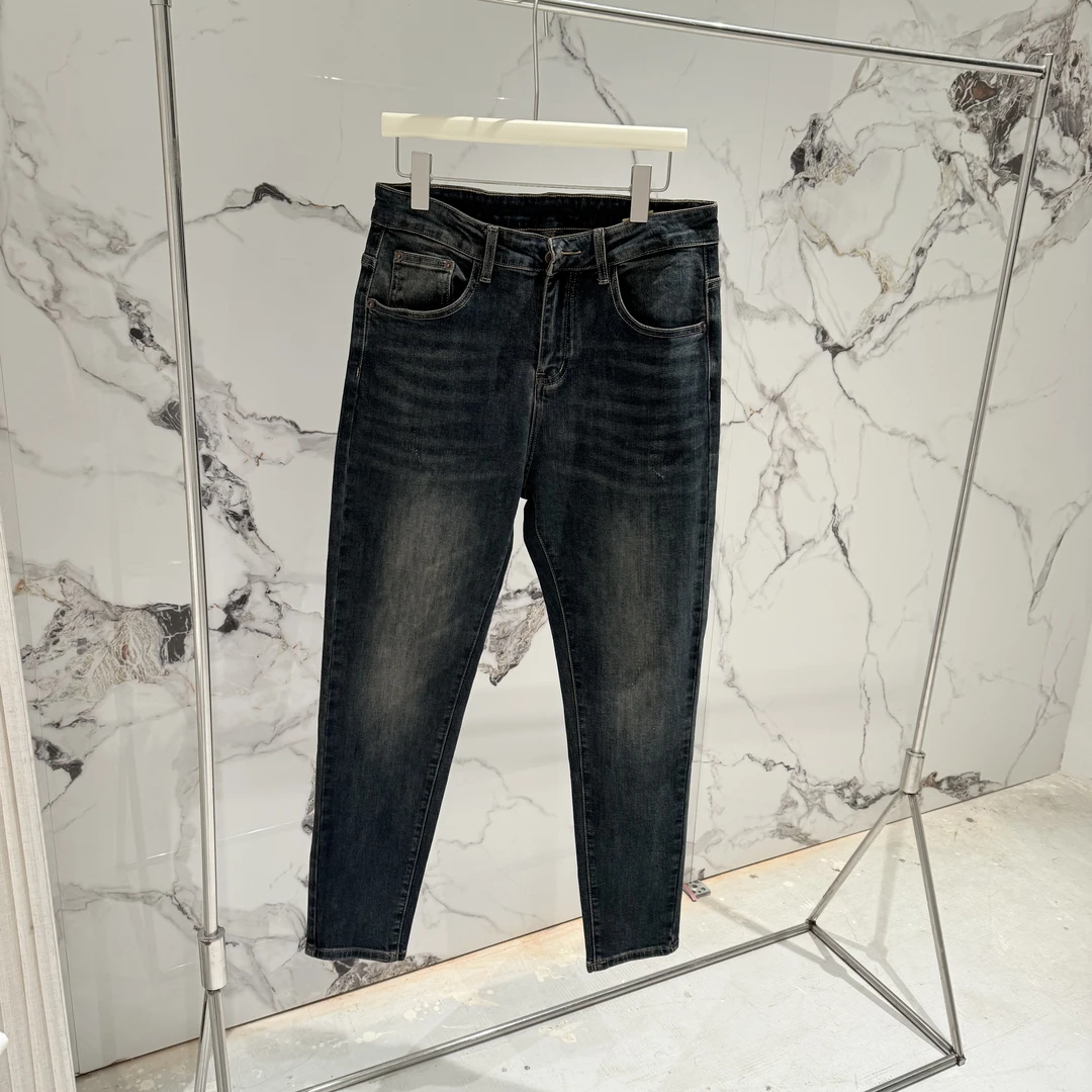 小侯+新款休闲时尚百搭秋冬长裤微弹力复古风牛仔裤9511裤子修身