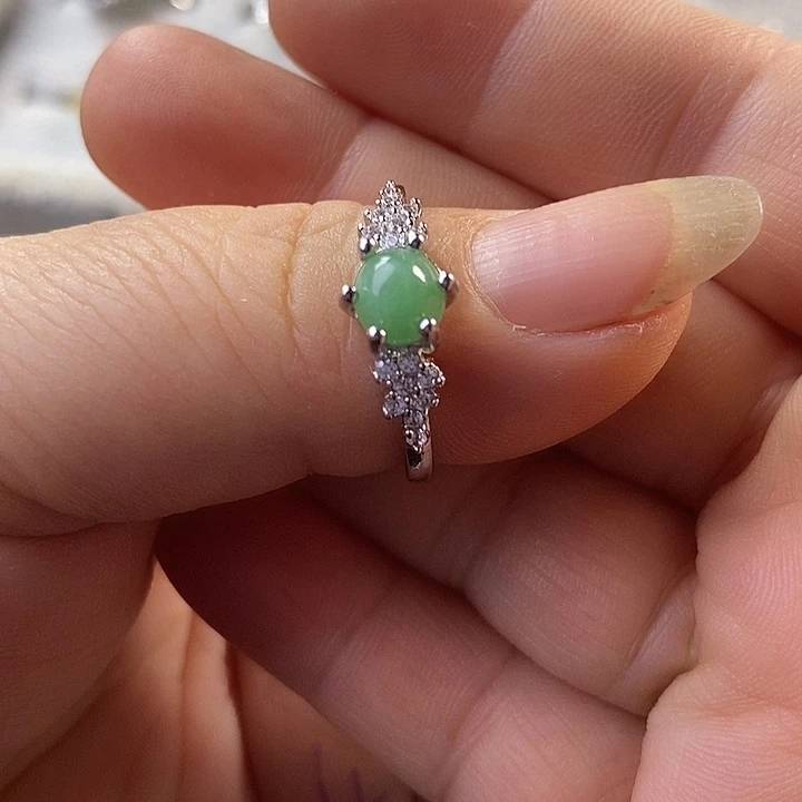 未镶嵌戒指翡翠王*木缅甸