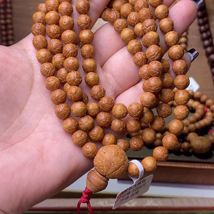 吊坠凤眼菩提葫*原皮大眼萌108