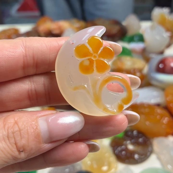 未镶嵌吊坠(不含链)玛瑙/玉髓