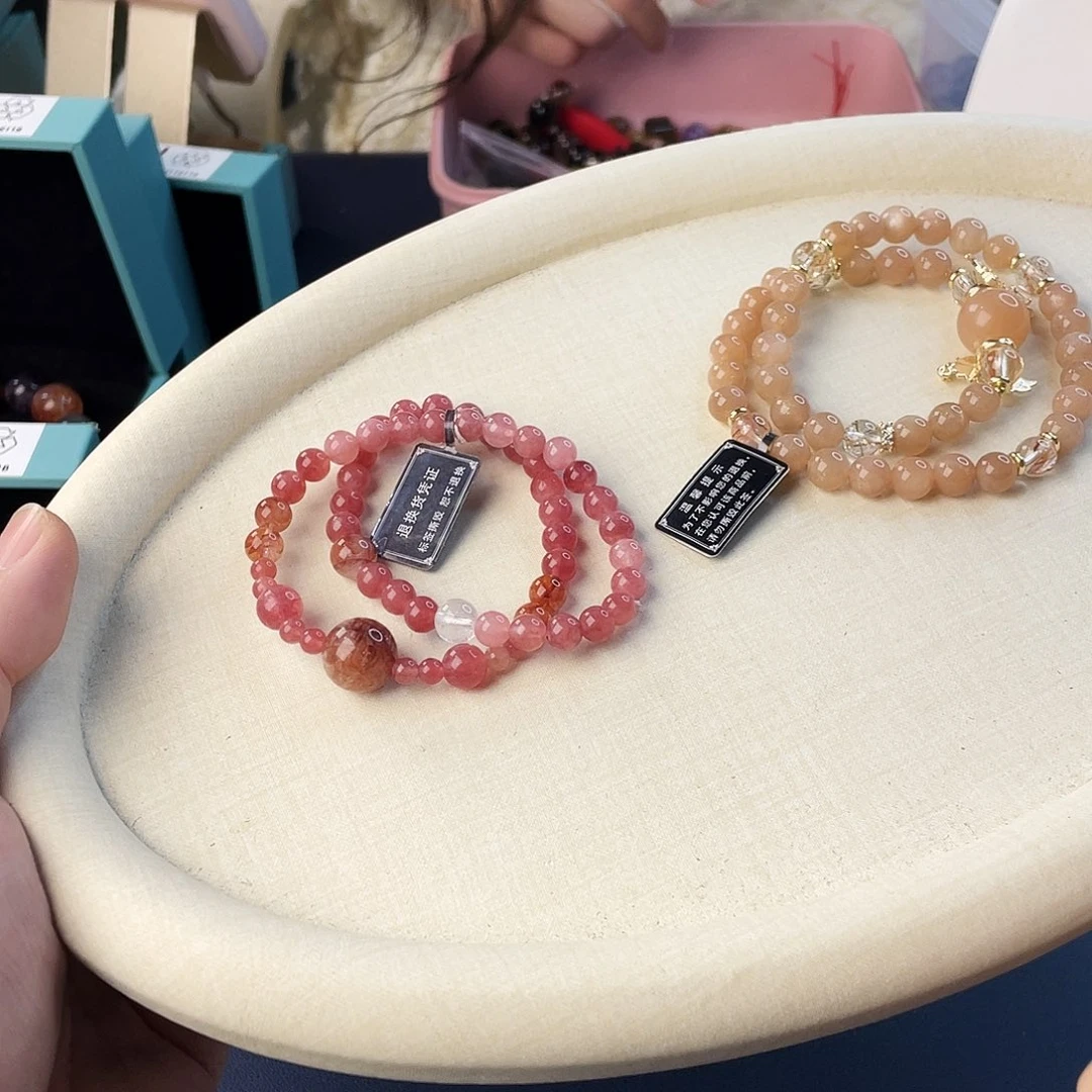 银S925镶嵌水晶手链