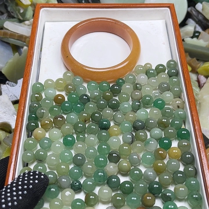 未镶嵌和田玉珠宝半成品米*