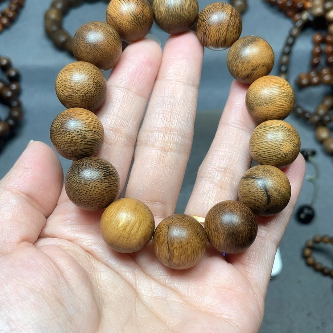 沉香手串芽庄黄棋瘤疤1.6