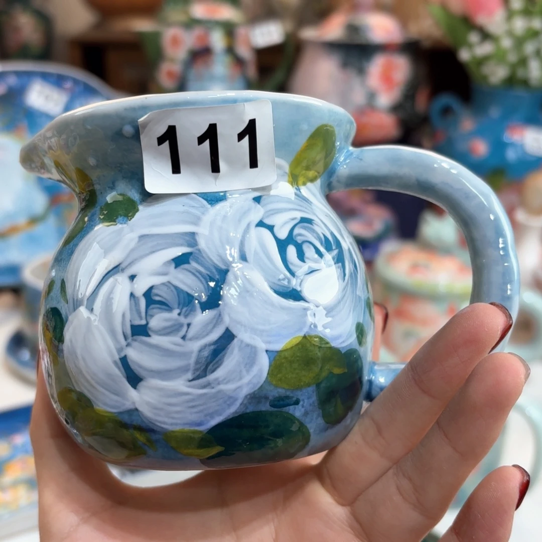 景德镇手绘高温釉下彩陶瓷茶具