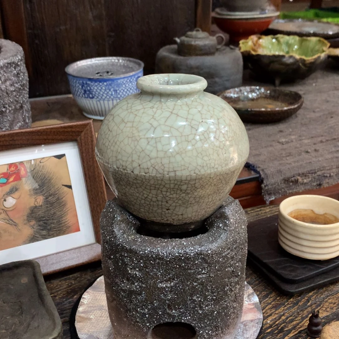 杯碎*叶手工制作柴烧茶具