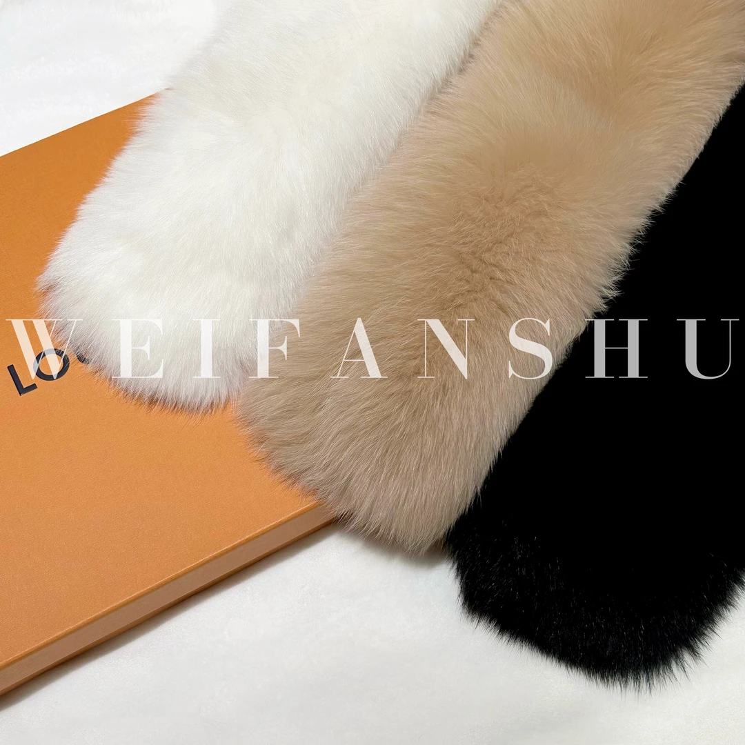 WEIFANSHU/魏凡舒【时尚狐狸】秋冬新款时尚洋气百搭保暖毛毛领围脖