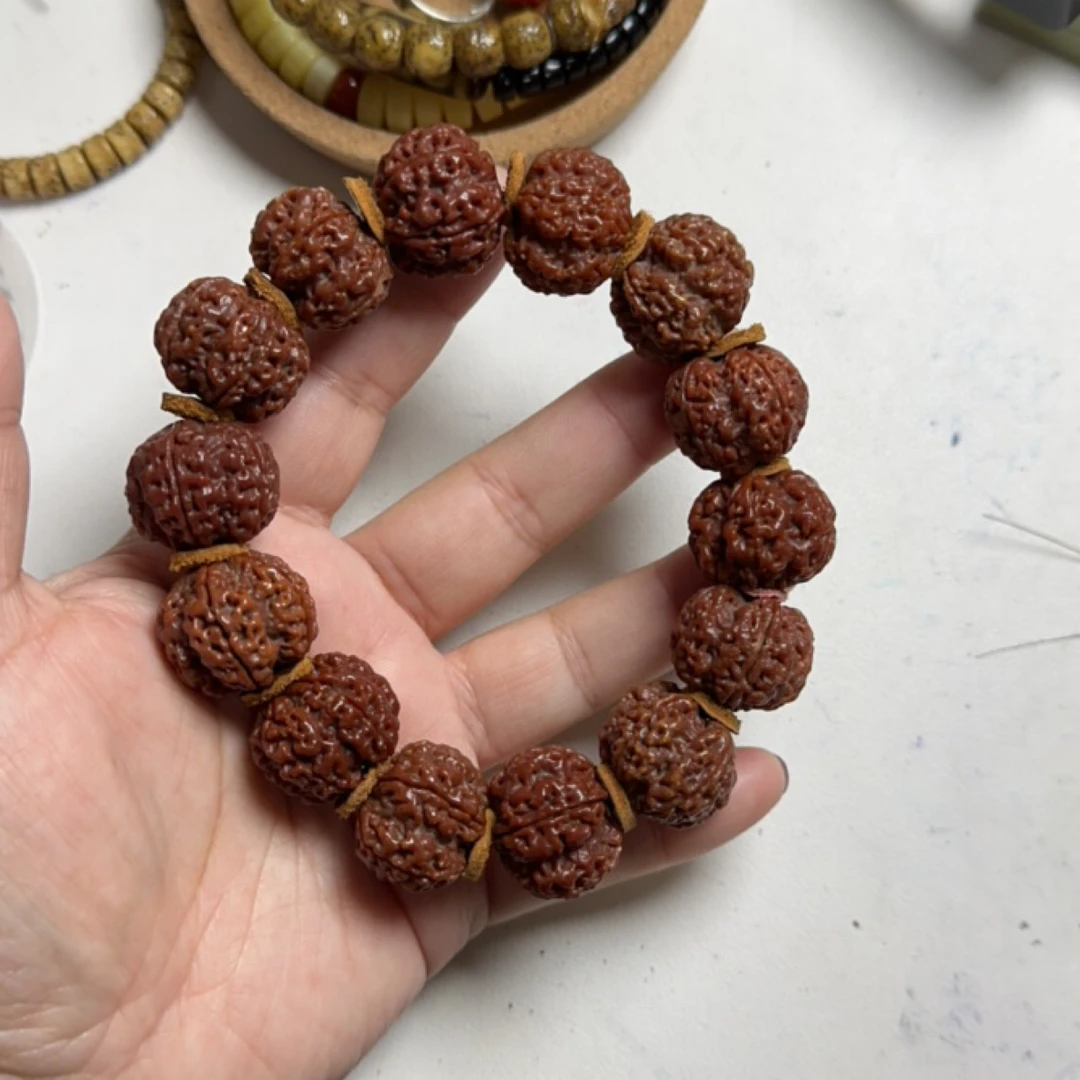 高档文玩蜂窝双龙设计金刚菩提
