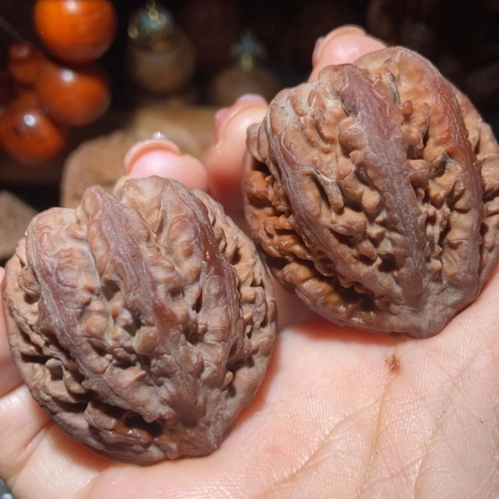 把件文玩核桃东北楸子小雪27