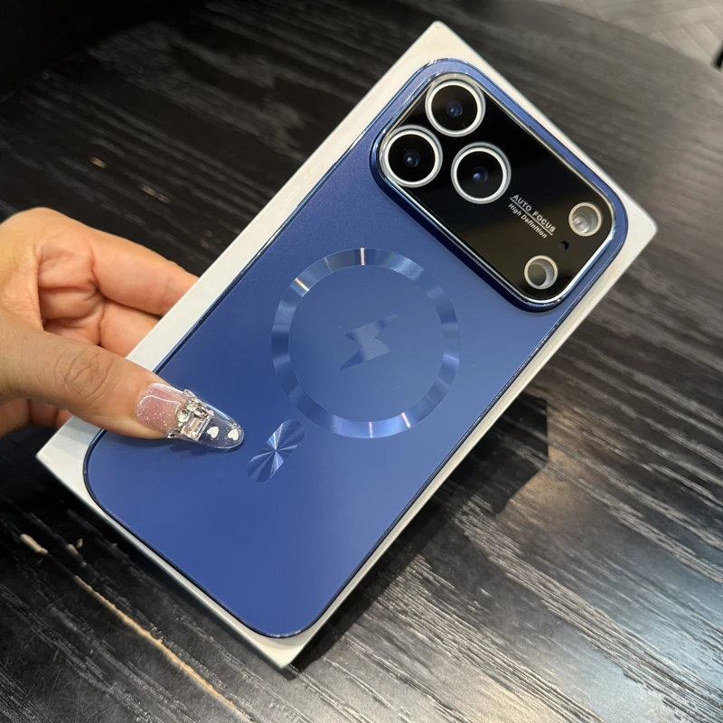 闪电磁吸大视窗适用苹果17promax手机壳iphone17全包防摔15新款16