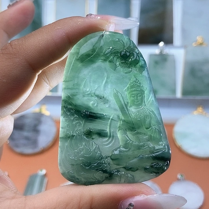 翡翠未镶嵌吊坠(不含链)李*