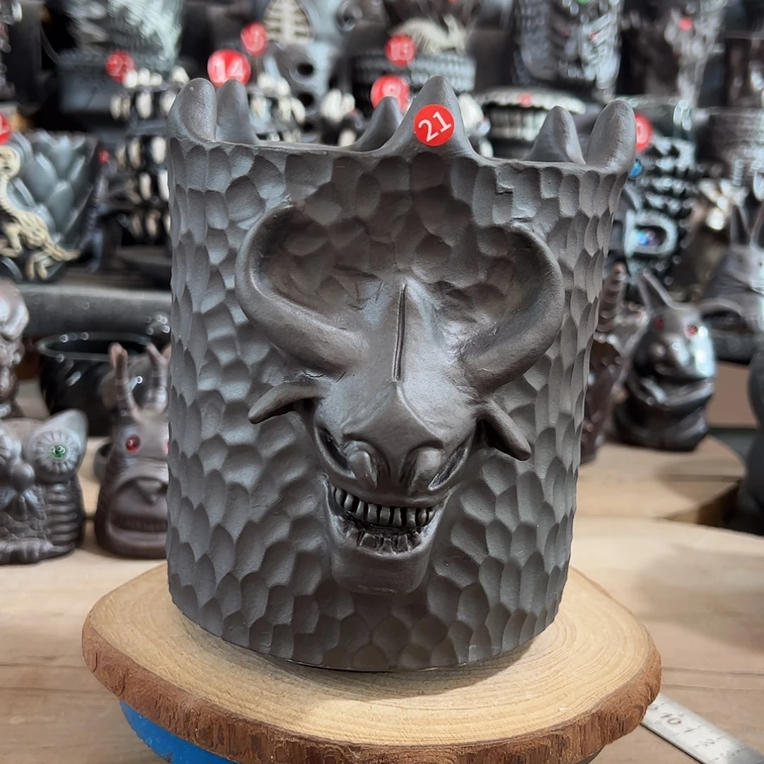 21号，手刻微瑕，内口13内高13外高17