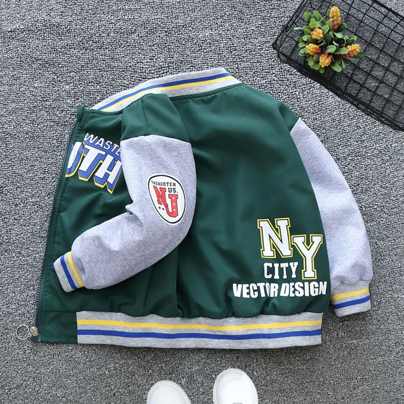 男童外套春秋装2025新款儿童装洋气卡通夹克上衣中大童时髦棒球服