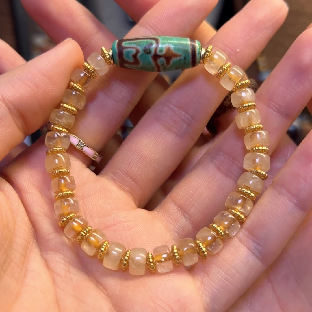 蛋***蛋玛瑙/玉髓手链未镶嵌